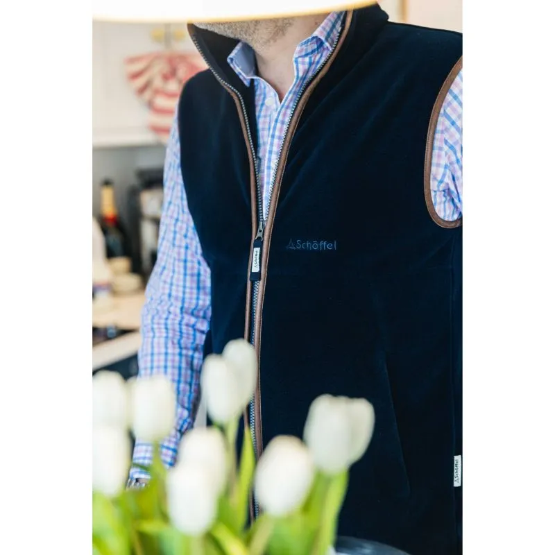 Schoffel Oakham Fleece Gilet - Navy