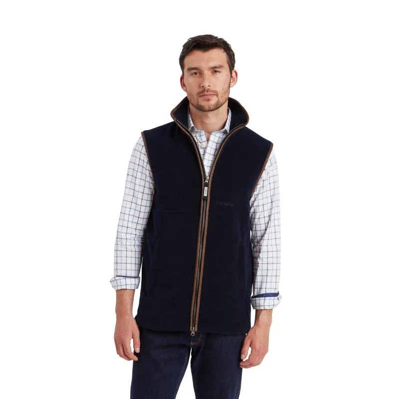 Schoffel Oakham Fleece Gilet - Navy