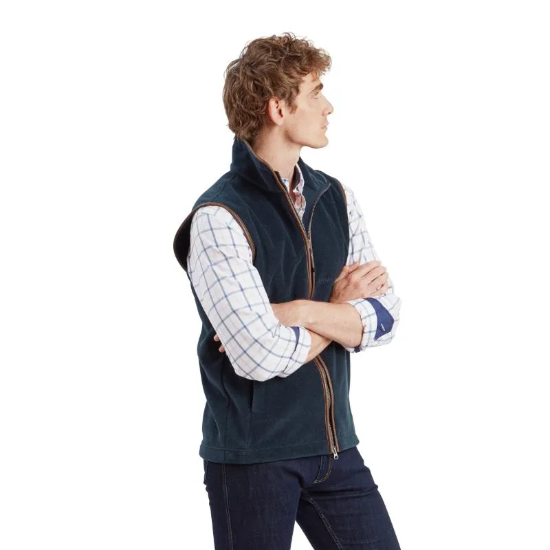 Schoffel Oakham Fleece Gilet - Petrol Blue