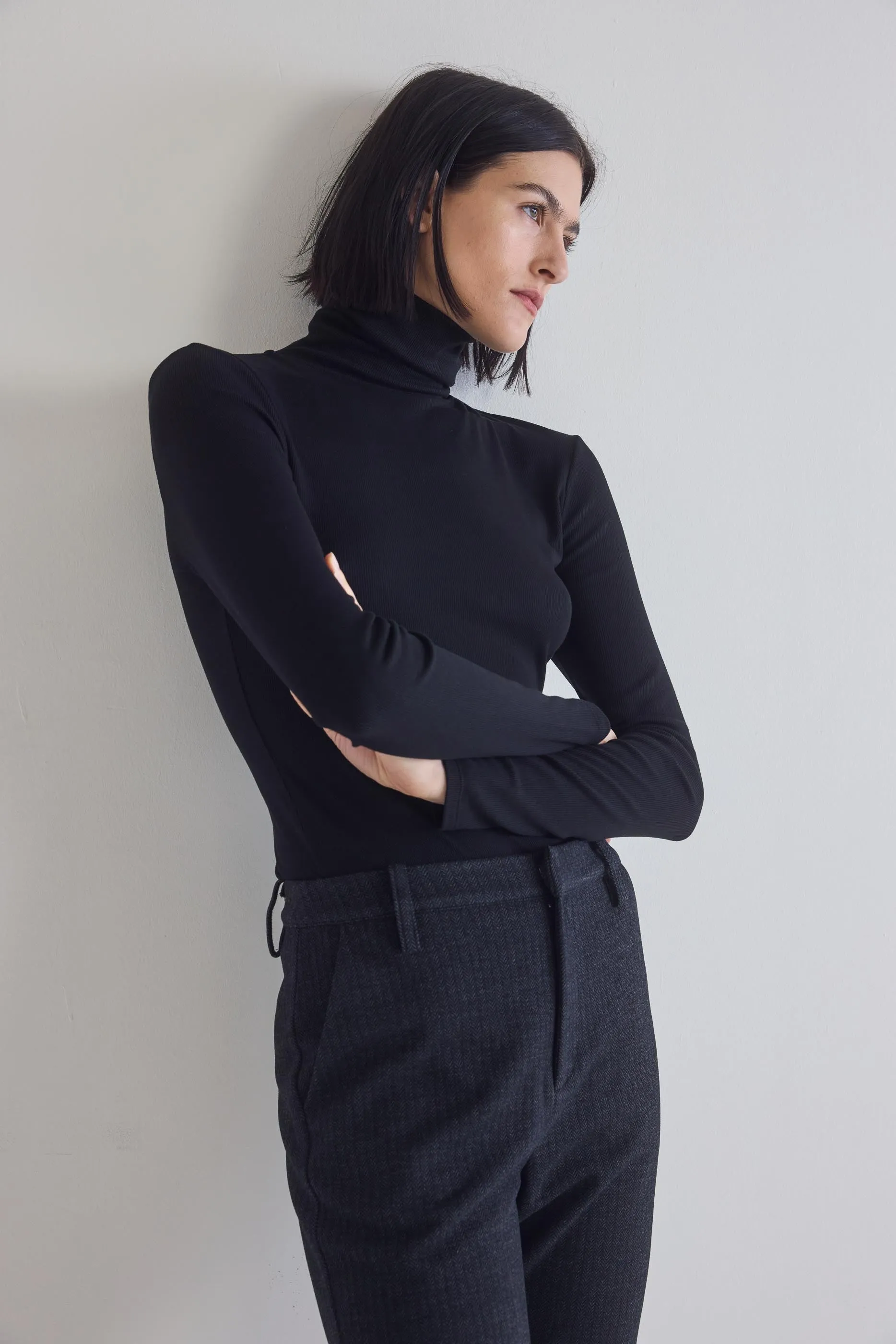 The Ribbed Turtleneck