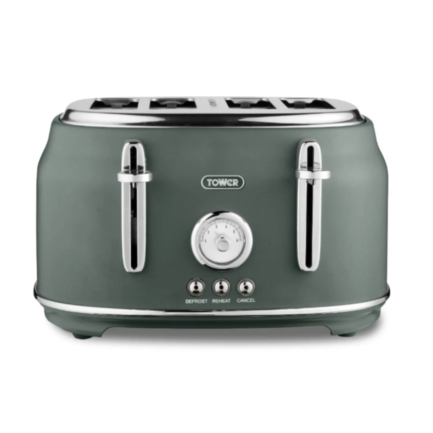 Tower Renaissance 4 Slice Toaster Forrest Green