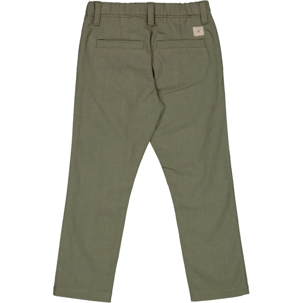 Trousers Hugo - mulled basil