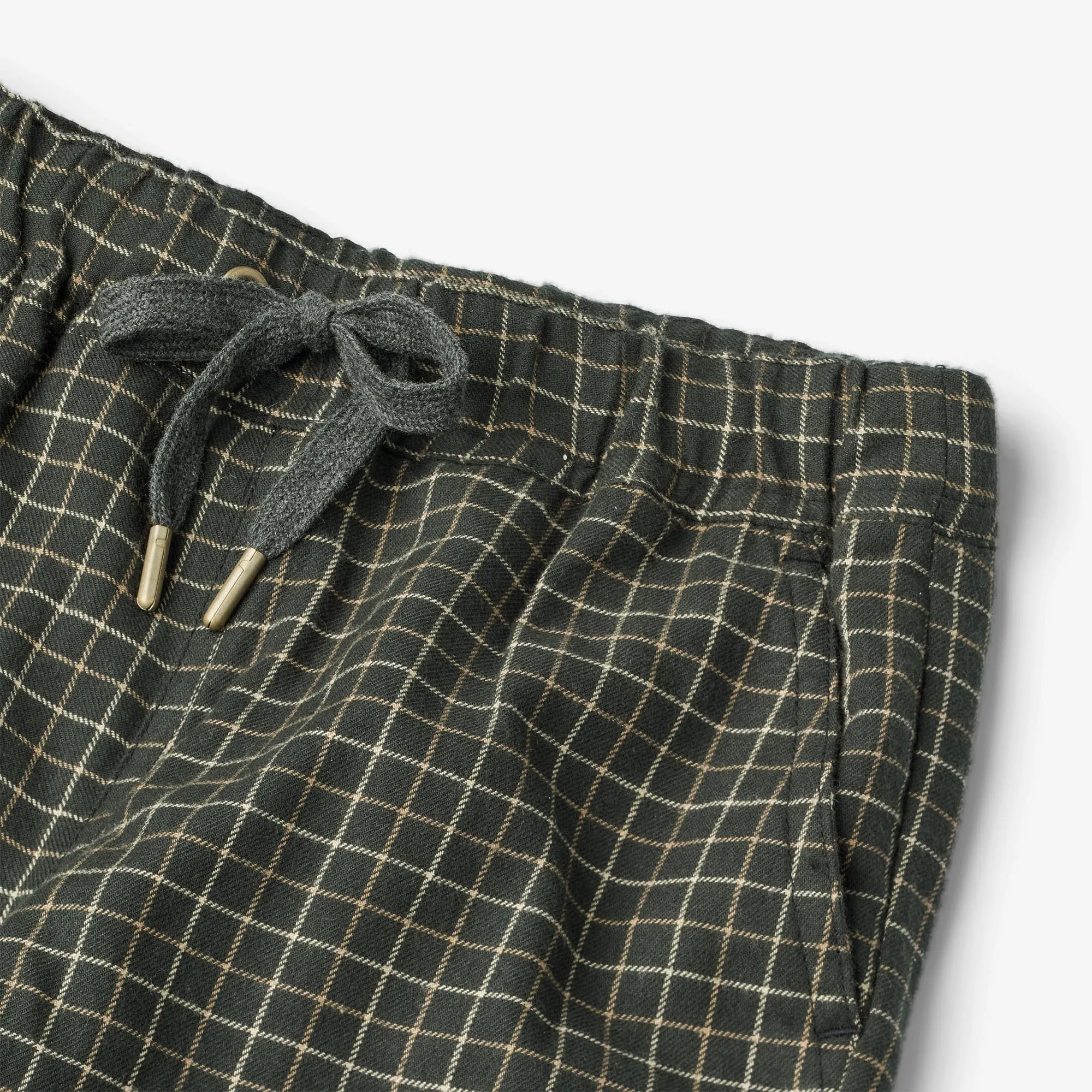 Trousers Rufus Lined - black coal check