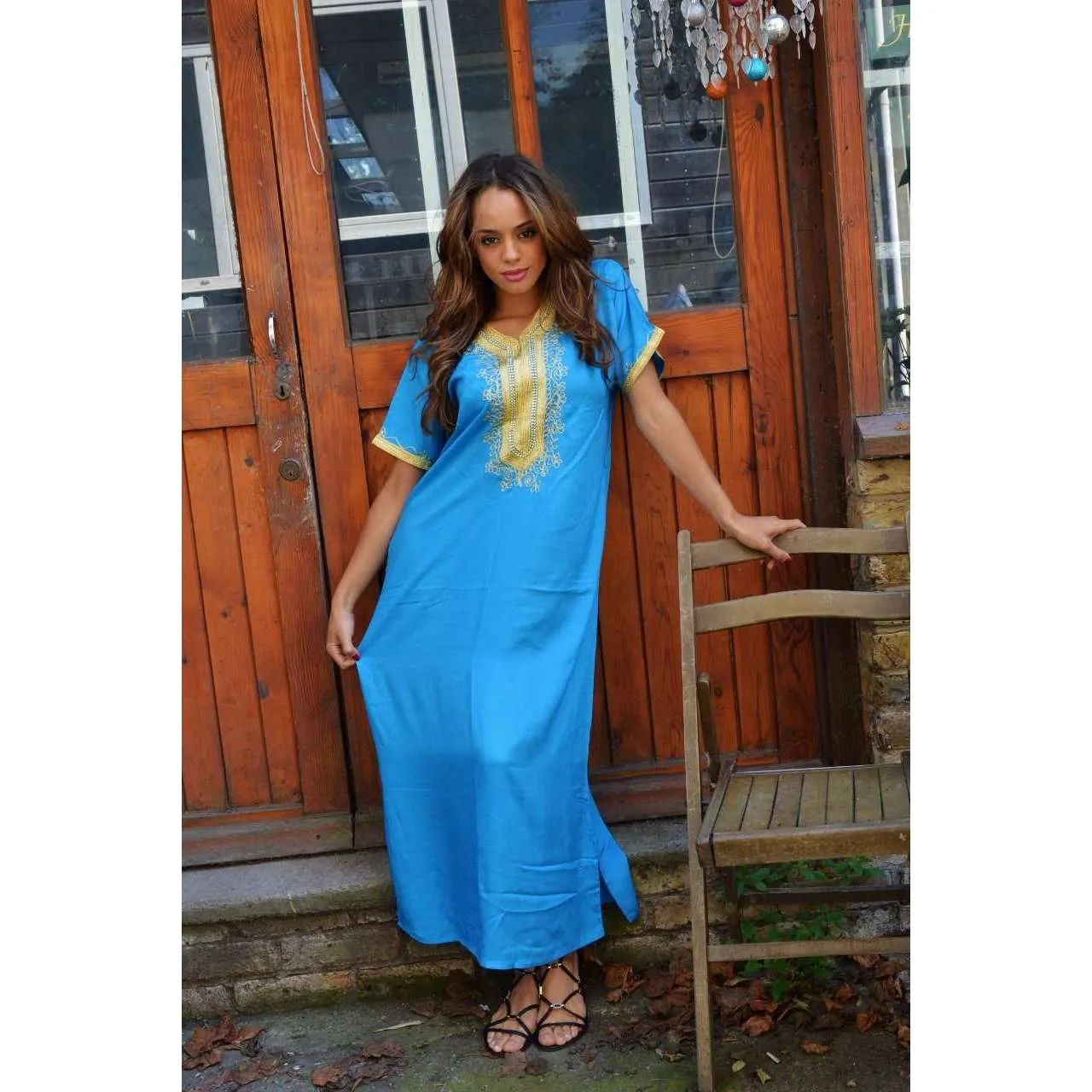 Turquoise Resort Kaftan Fez Style