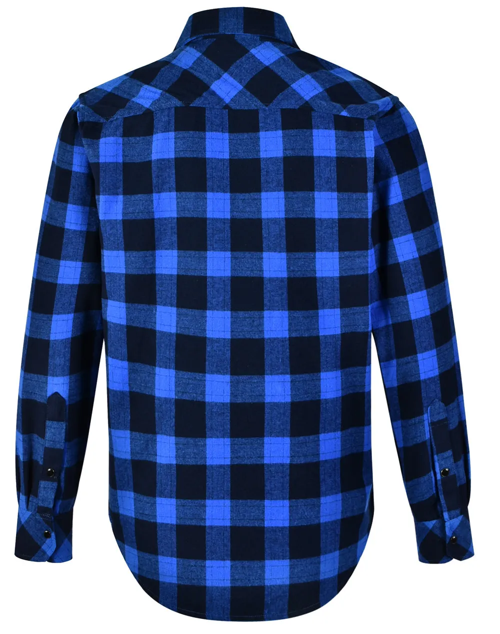 Unisex Classic Flannel Plaid Long Sleeve Shirt - WT11