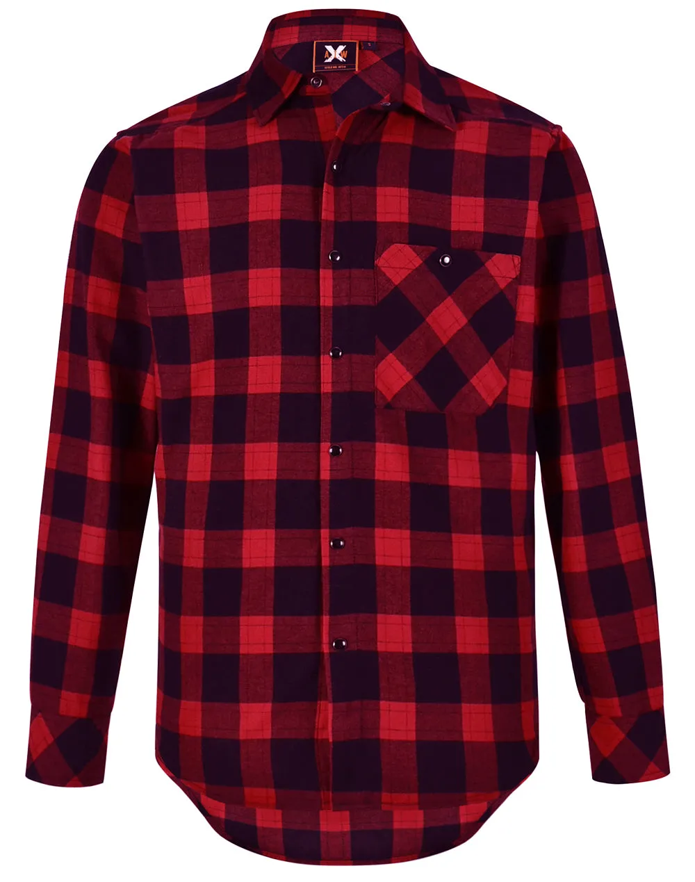 Unisex Classic Flannel Plaid Long Sleeve Shirt - WT11