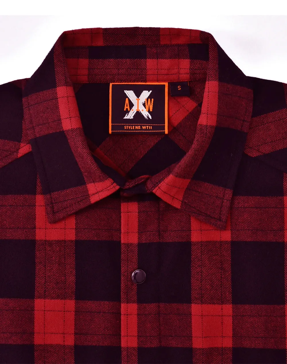 Unisex Classic Flannel Plaid Long Sleeve Shirt - WT11