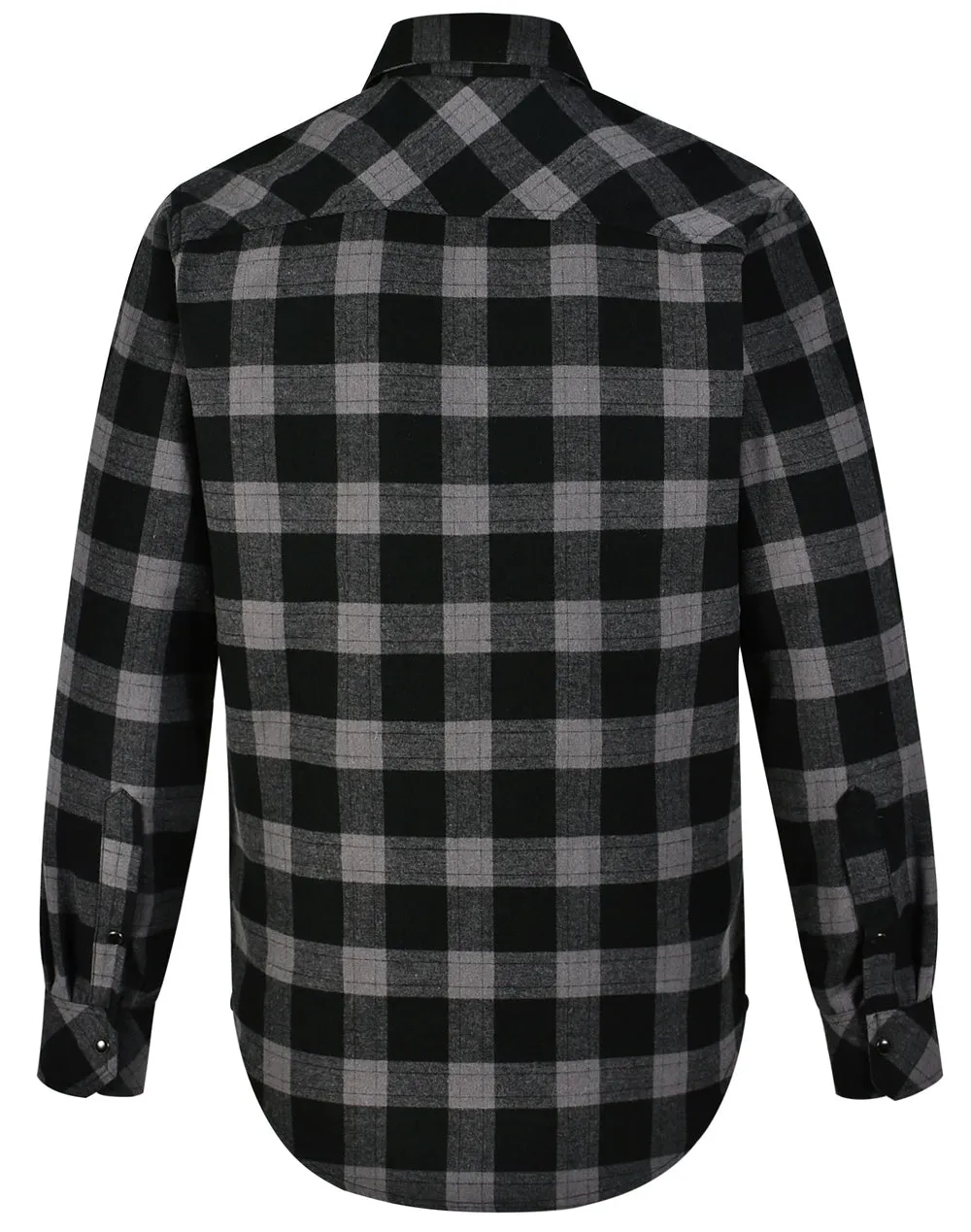 Unisex Classic Flannel Plaid Long Sleeve Shirt - WT11