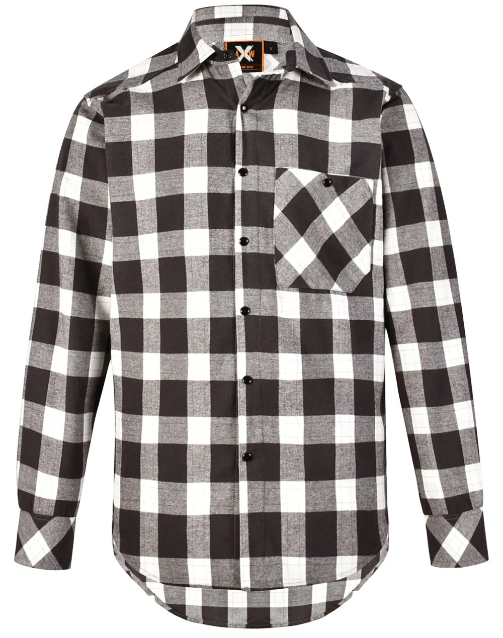 Unisex Classic Flannel Plaid Long Sleeve Shirt - WT11