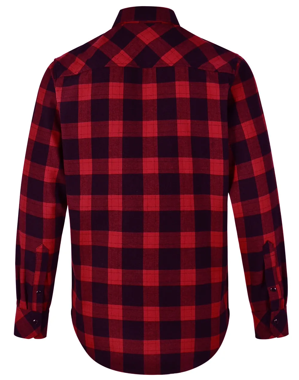 Unisex Classic Flannel Plaid Long Sleeve Shirt - WT11