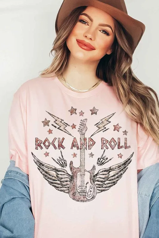 VINTAGE ROCK AND ROLL GRAPHIC TEE / T SHIRT