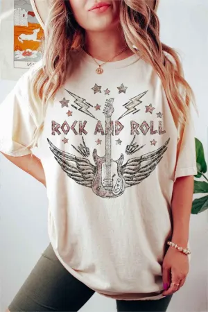 VINTAGE ROCK AND ROLL GRAPHIC TEE / T SHIRT