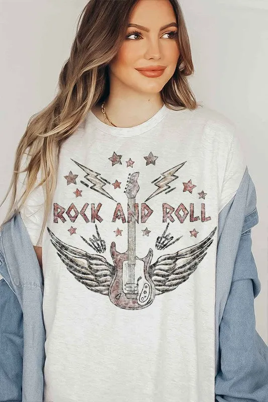 VINTAGE ROCK AND ROLL GRAPHIC TEE / T SHIRT