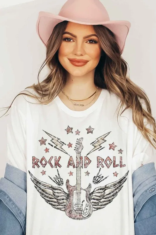 VINTAGE ROCK AND ROLL GRAPHIC TEE / T SHIRT