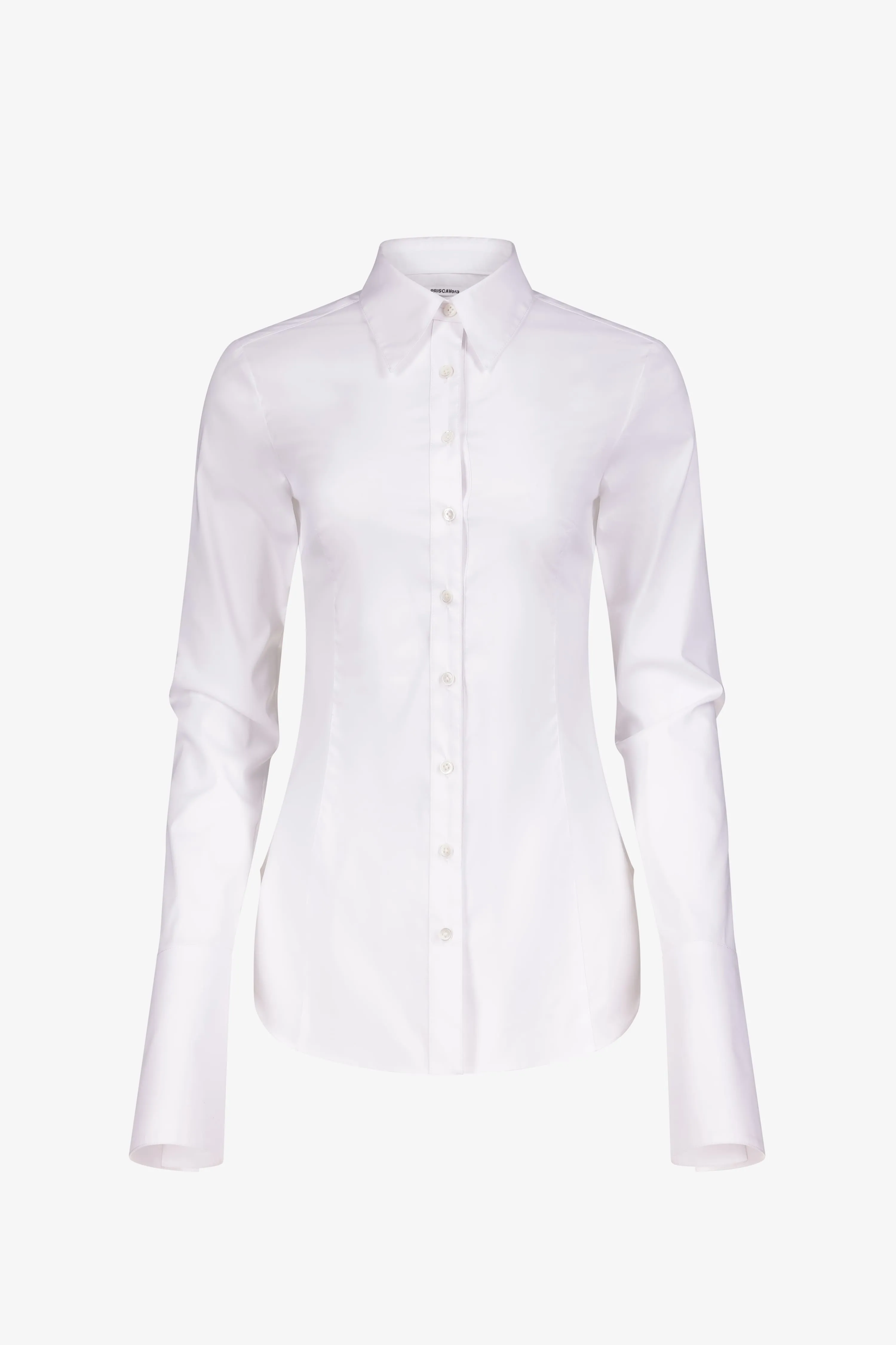 White Fitted Button Down