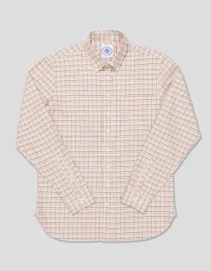 YELLOW MULTI TATTERSALL SPORT SHIRT