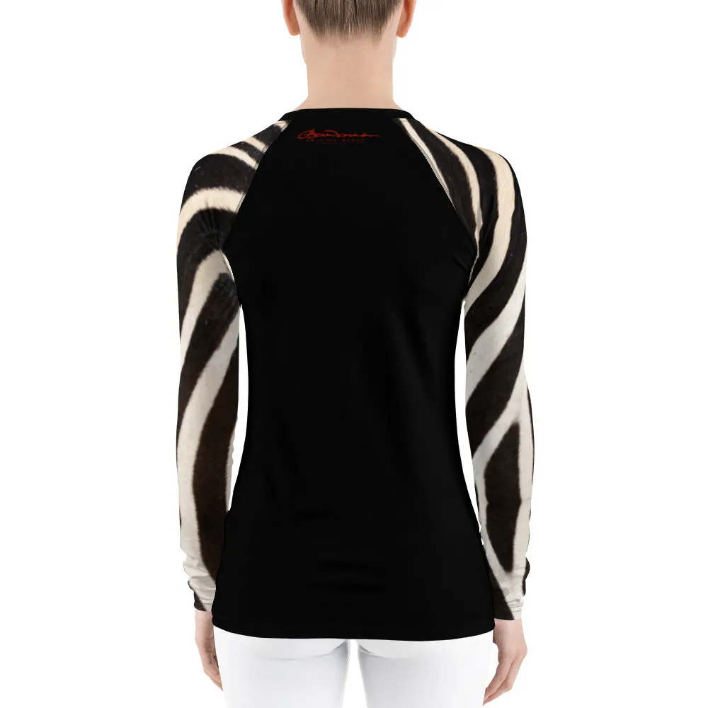 Zebra Long Sleeve Tops